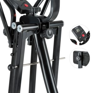 Zoom sur l'écran du cross trainer